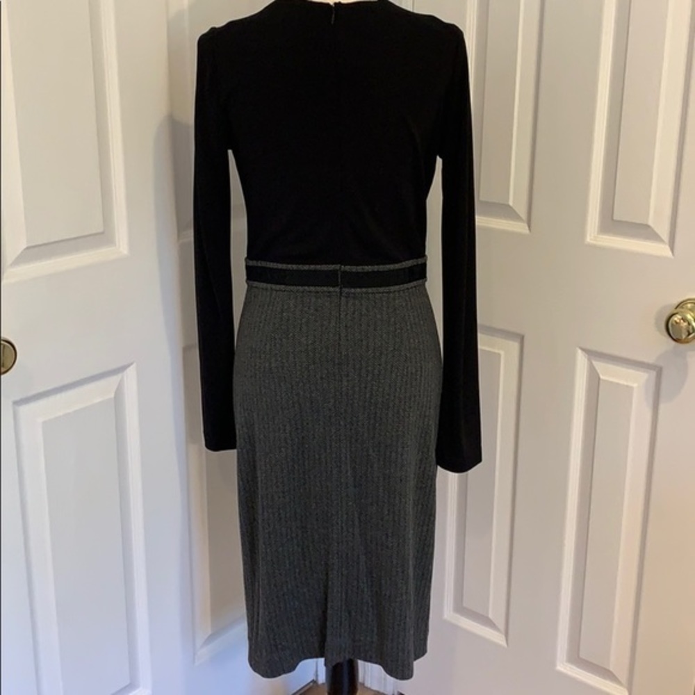 Badgley Mischka Long Sleeve Cowl Neck Dress NEW! - Picture 4 of 9